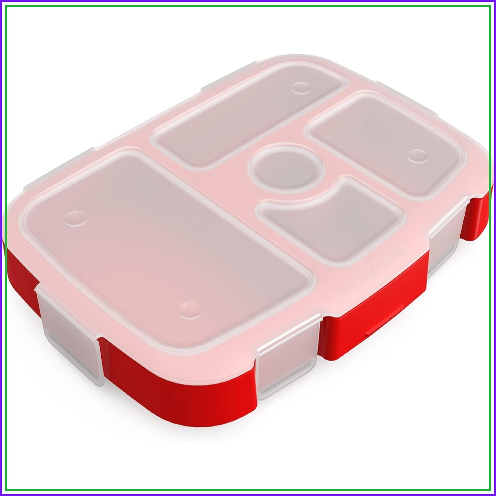 Meal Prep Healthy - Bento Lunch Box with Transparent Cover