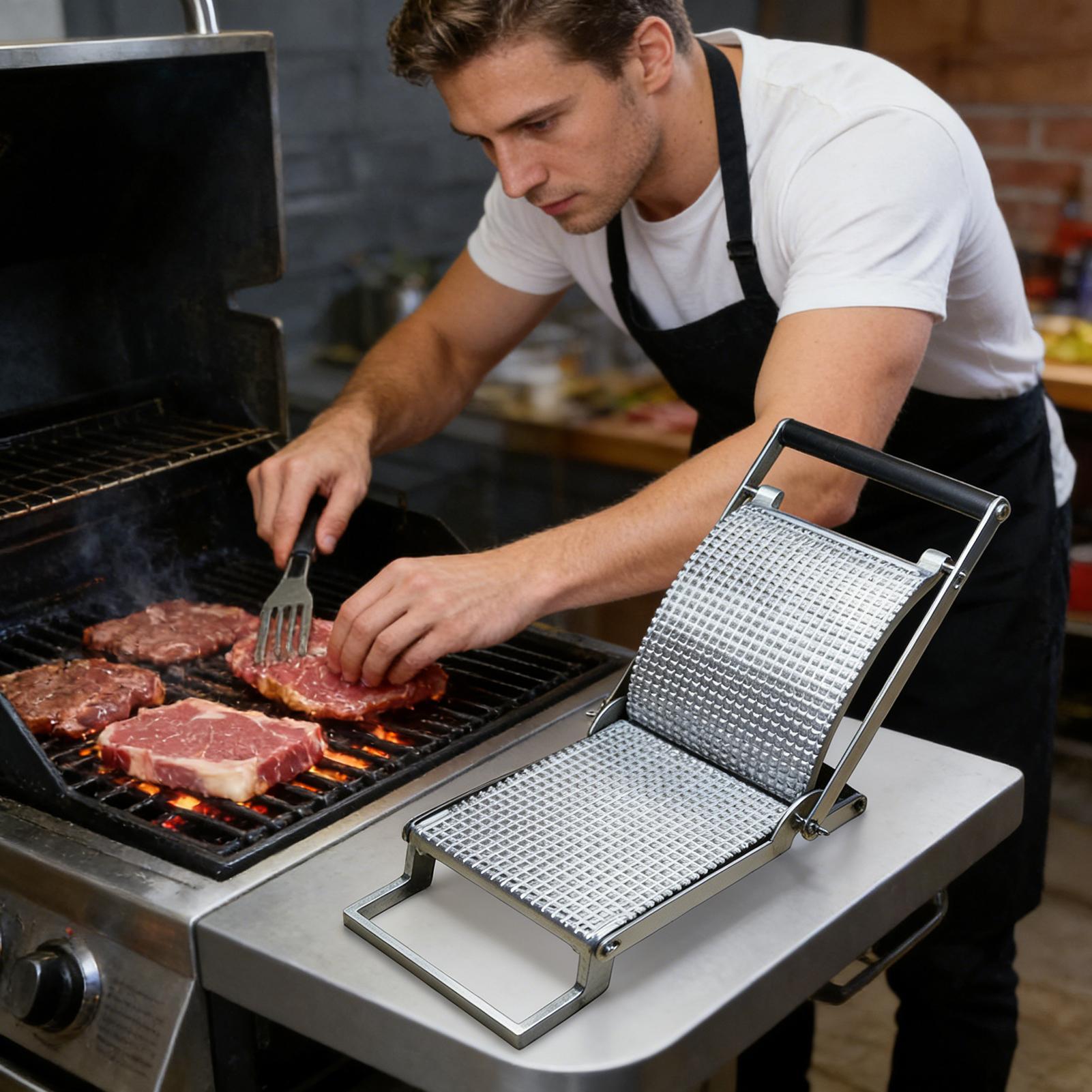 Meal Prep Pork - Meat Tenderizer Stainless Steel Manual Kitchen