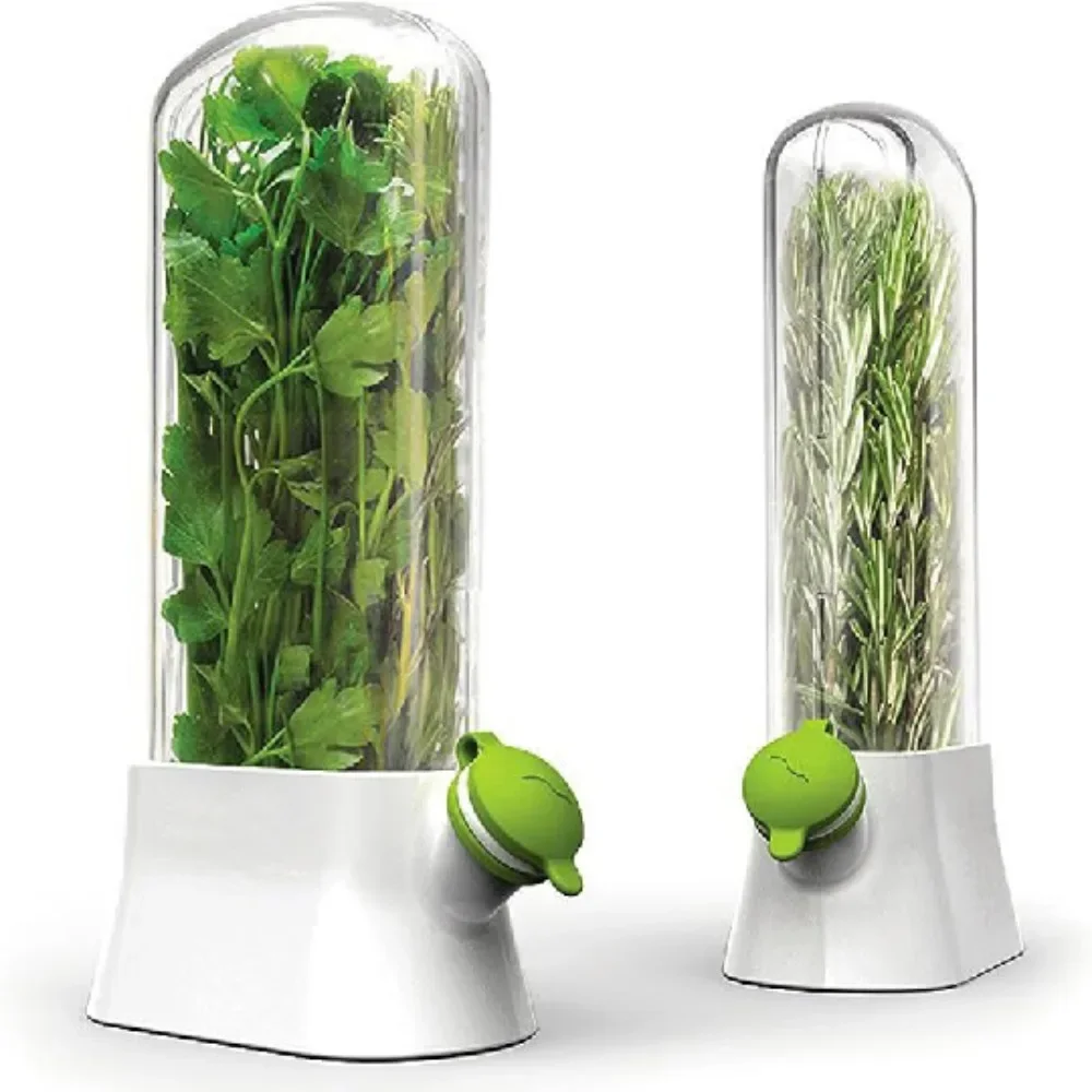 Herb Keeper Bottle - Herb Saver Storage Container Vegetable Preserving