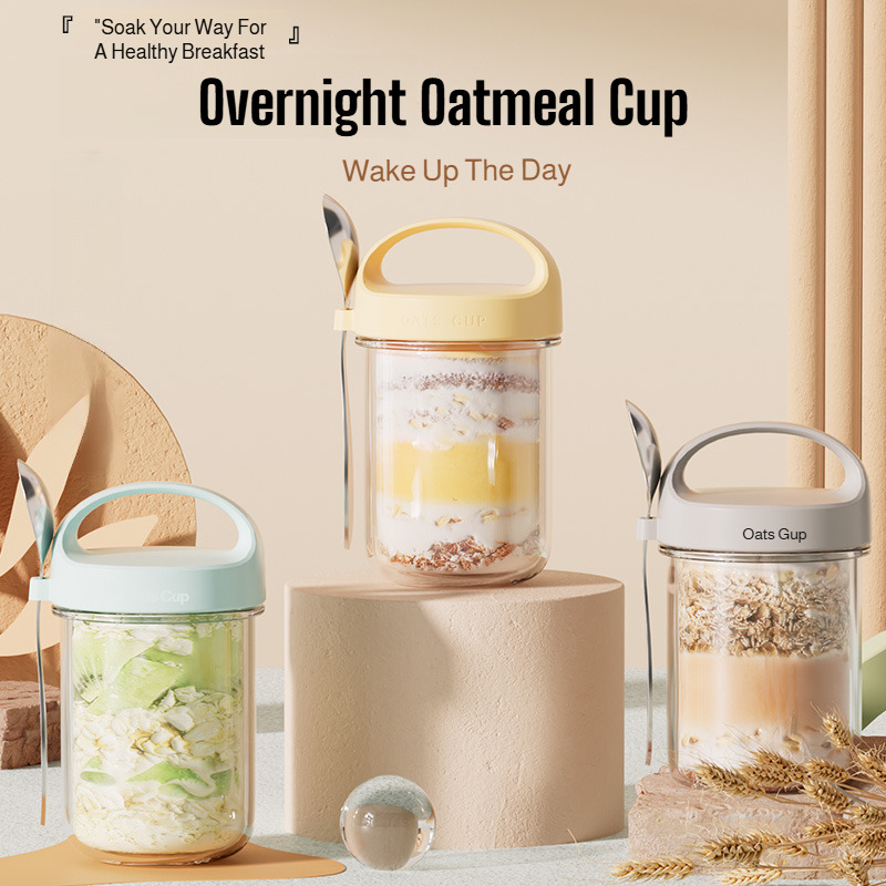 Meal Prep Healthy - Portable Breakfast Cup Safe Leak-proof Fitness