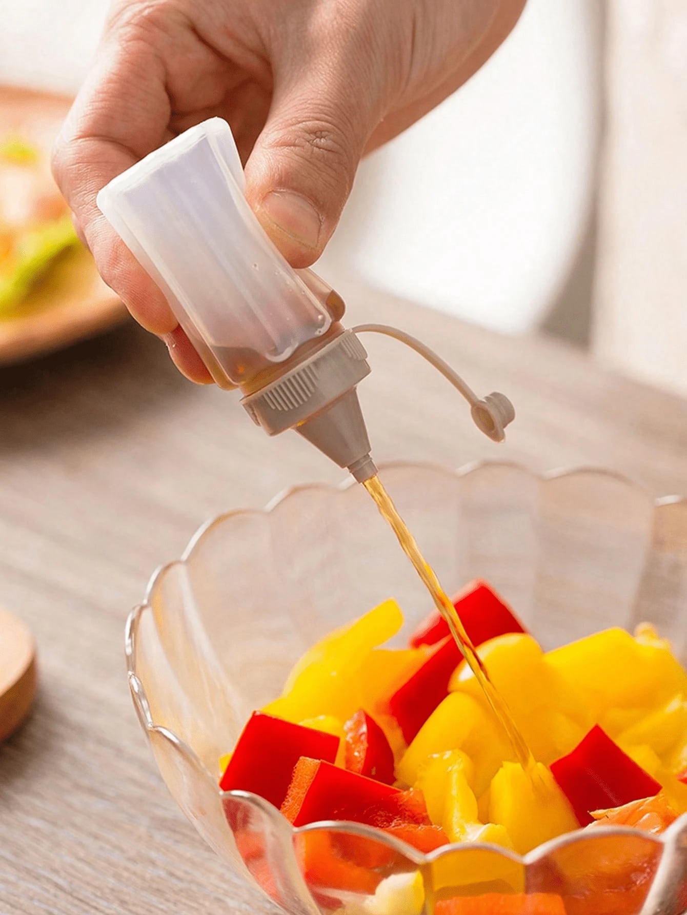 2/4/6Pcs Portable PP Sauce Squ - Herb Keeper Bottle ulasan dan harga