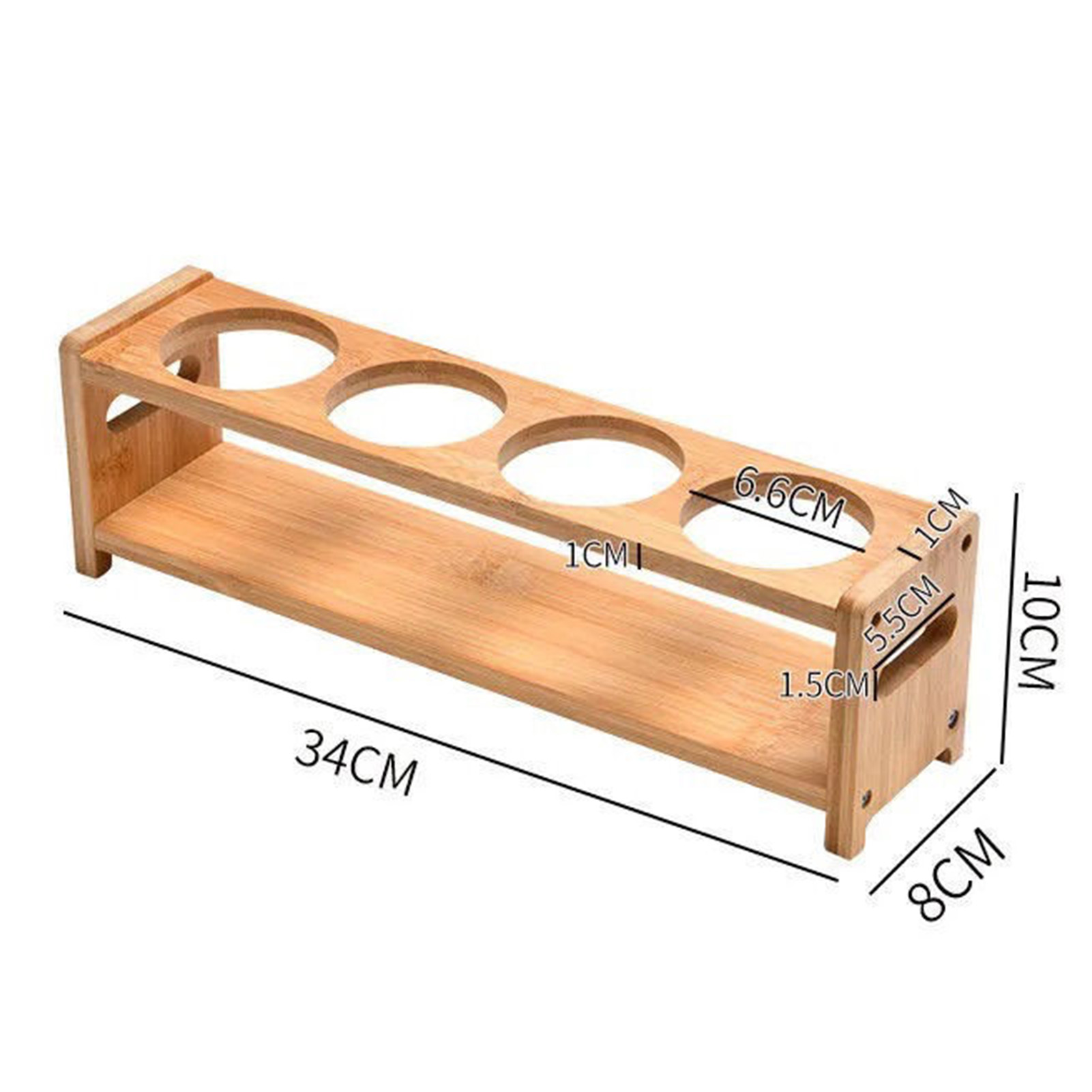 1PC Bamboo Wood Kitchen Rack S - Herb Keeper Bottle ulasan dan harga