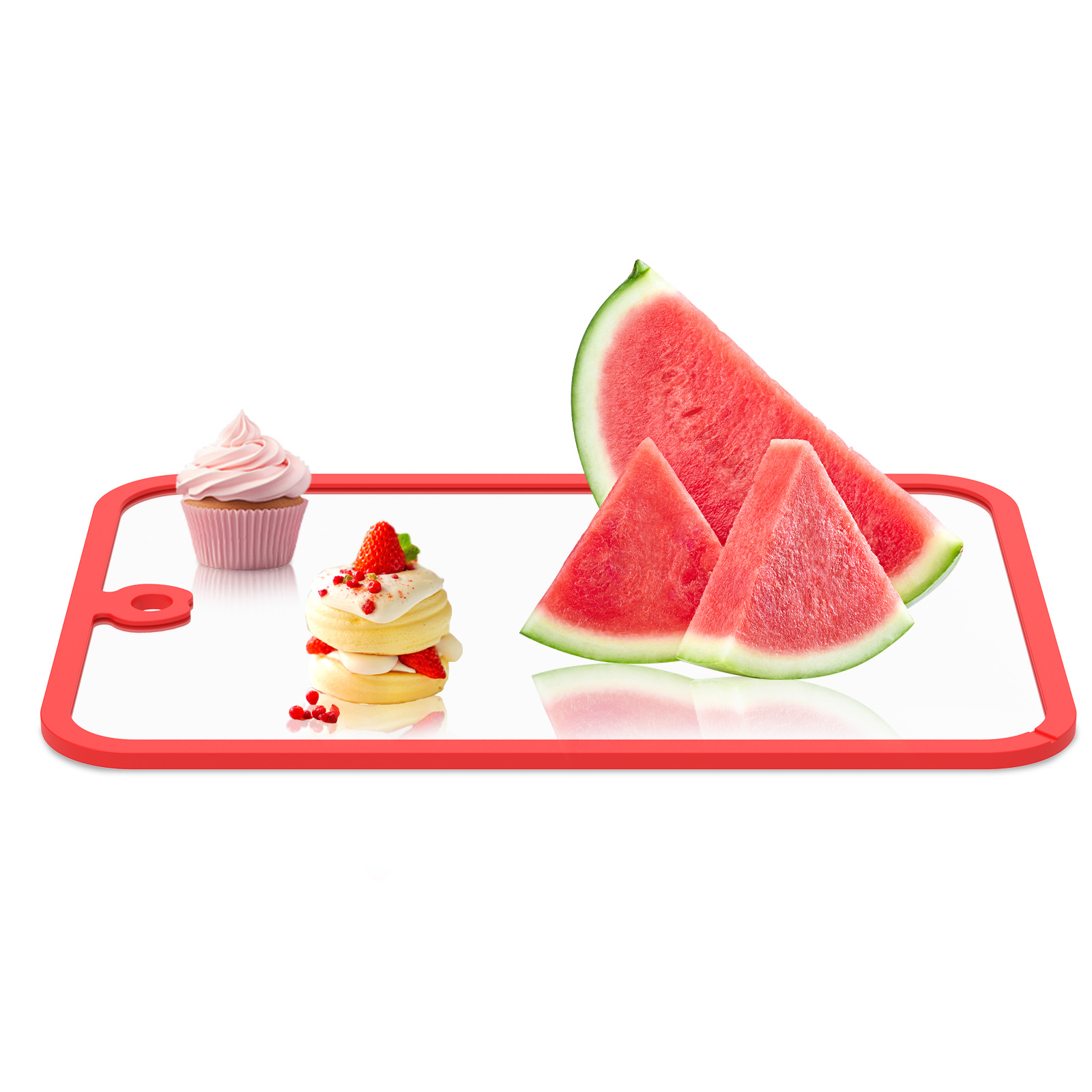 Clear Tempered Glass Cutting B - Meal Prep Healthy ulasan dan harga