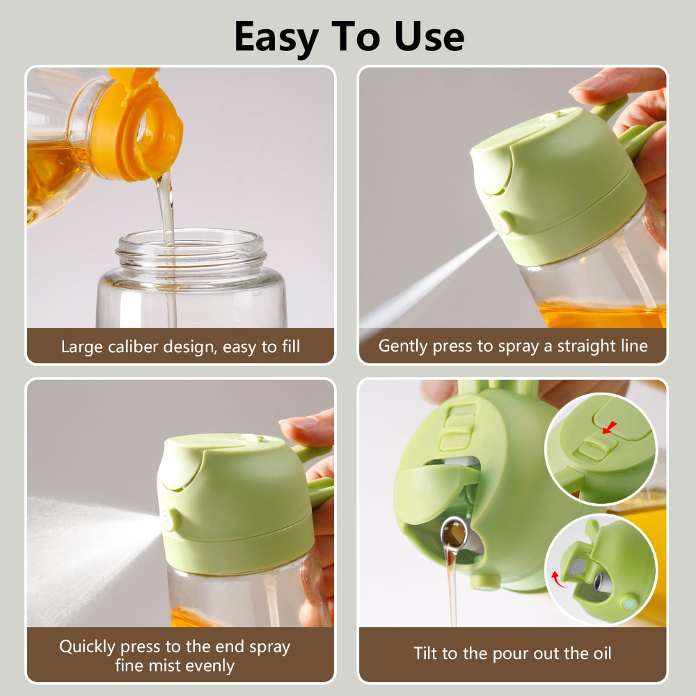 2 In 1 Oil Dispenser/Pour Bott - Herb Keeper Bottle ulasan dan harga