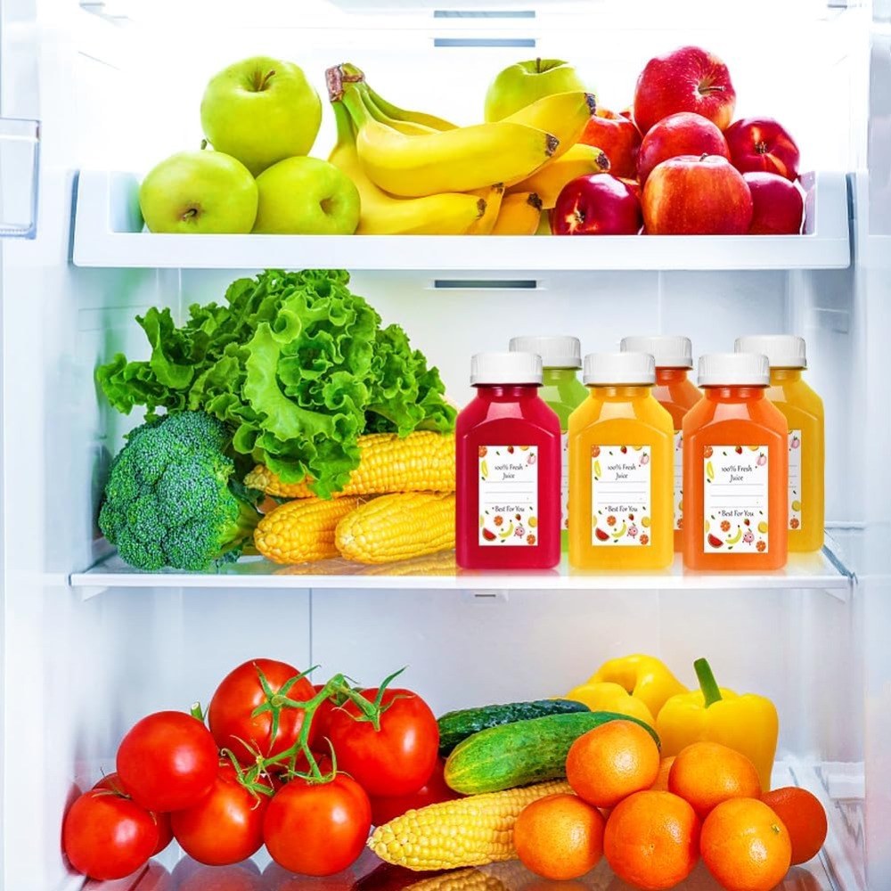 Clear Plastic Juice Bottles 4o - Meal Prep Healthy ulasan dan harga
