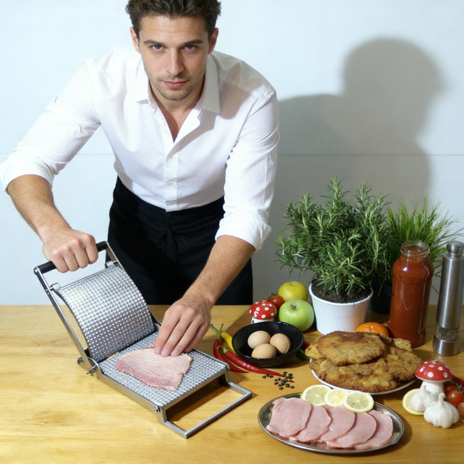 Meat Tenderizer Stainless Stee - Meal Prep Pork ulasan dan harga