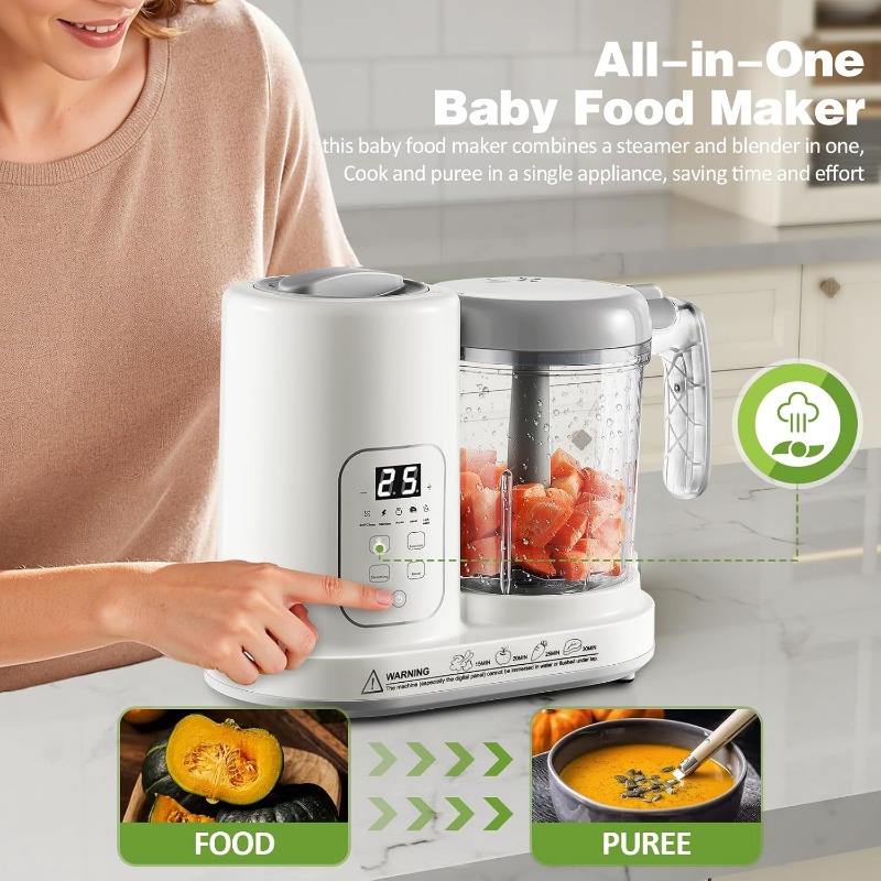Baby Food Maker Steamer Blende - Meal Prep Youtube ulasan dan harga