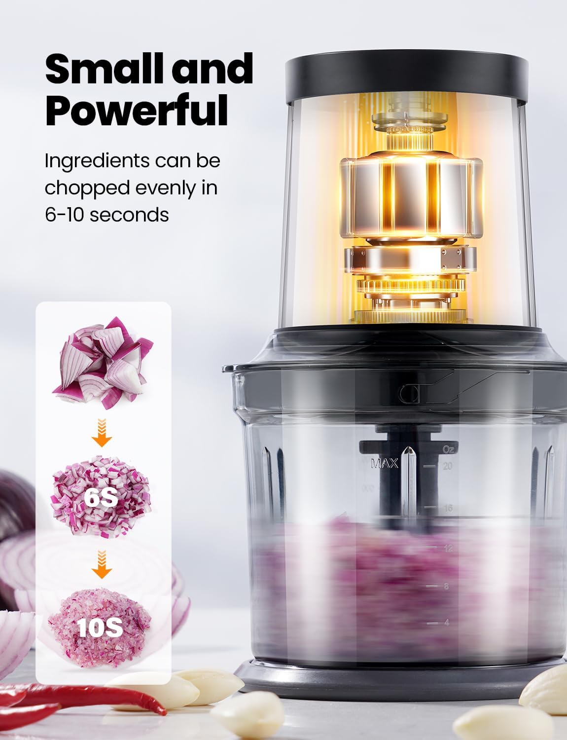 4 Cup Food Chopper, Electric M - Veggie Chopper Cup ulasan dan harga