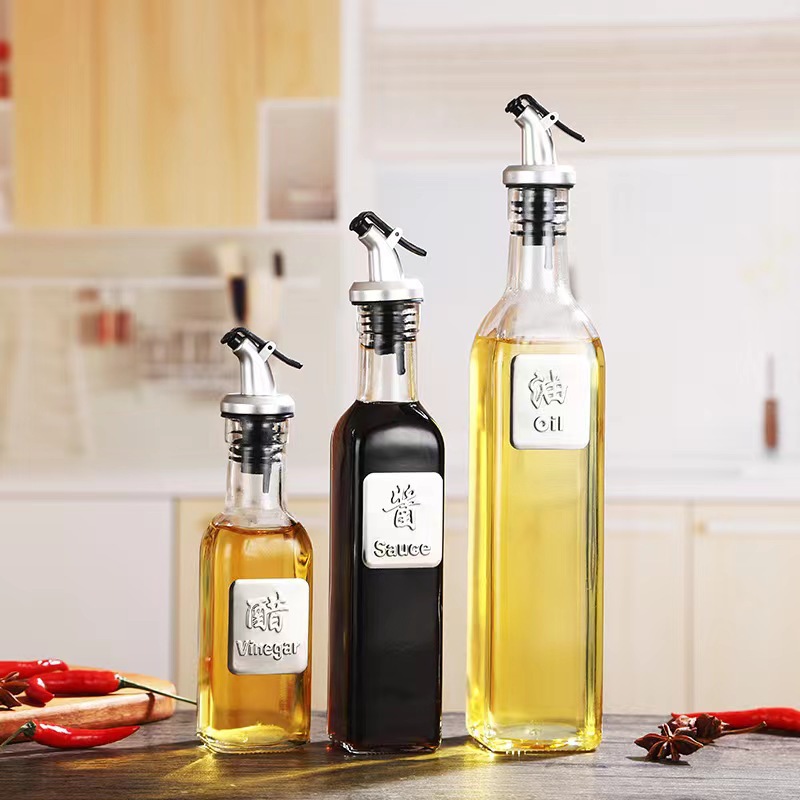Kitchen Glass Oil Bottle, Mult - Herb Keeper Bottle ulasan dan harga