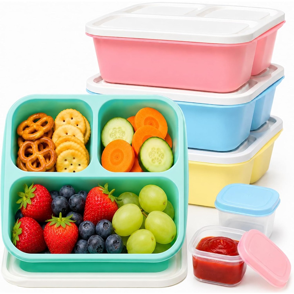 3 Compartment Bento Box Snack  - Meal Prep Healthy ulasan dan harga