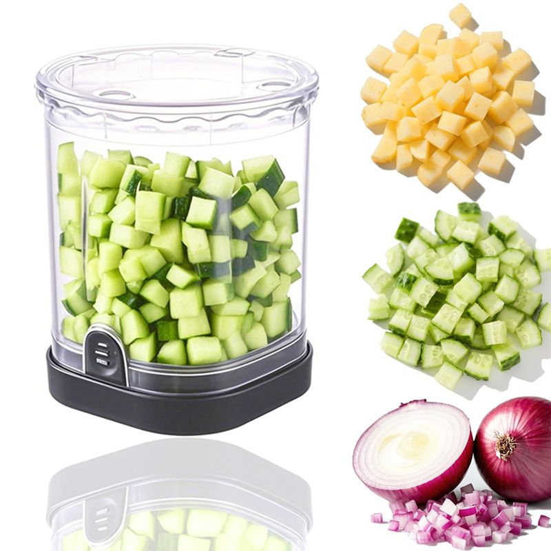 AS63-Kitchen Gadget Fruit Dice - Veggie Chopper Cup ulasan dan harga