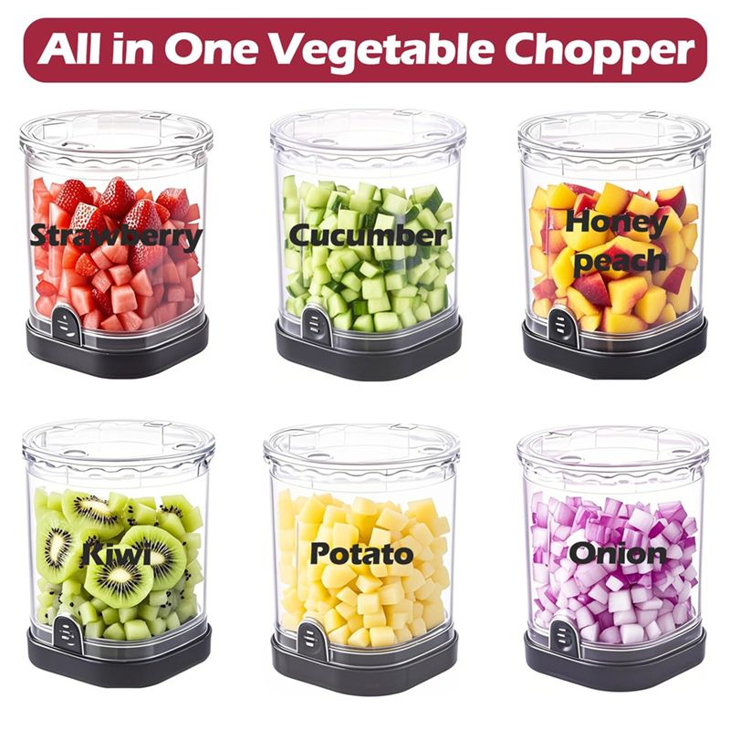 AS63-Kitchen Gadget Fruit Dice - Veggie Chopper Cup ulasan dan harga