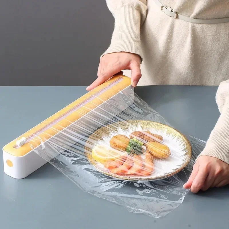 Food Wrap Dispenser With Slide - Meal Prep Wraps ulasan dan harga