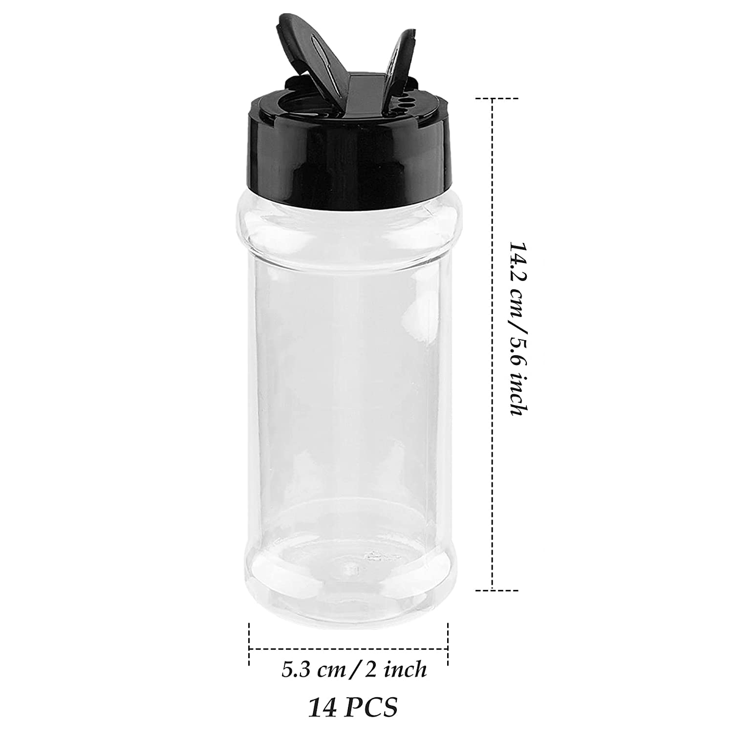 8Oz Spice Jar With Shaker Lids - Herb Keeper Bottle ulasan dan harga